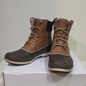 Sperry Men's Tan and Brown Rain Boots